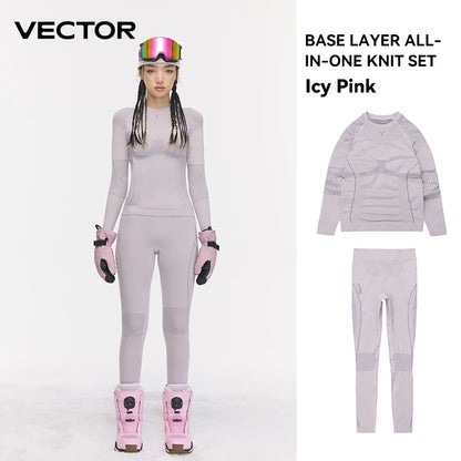 Women Ski Thermal Underwear Sets Quick Dry