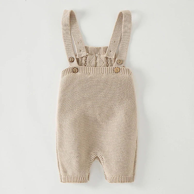 Newborn Baby Girl/Boys Sleeveless Knit Rompers