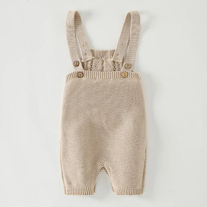 Newborn Baby Girl/Boys Sleeveless Knit Rompers