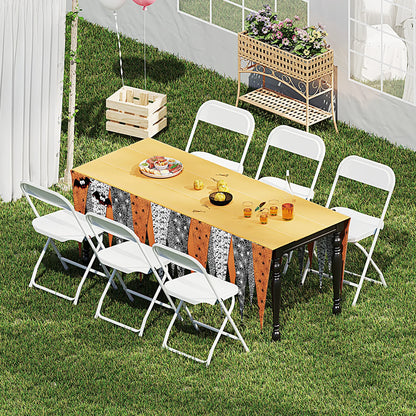 Plastic Folding Chairs, Lightweight Portable Indoor/Outdoor