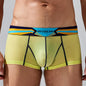 Men's Translucent Nylon Inner Pouch Boxer Briefs
