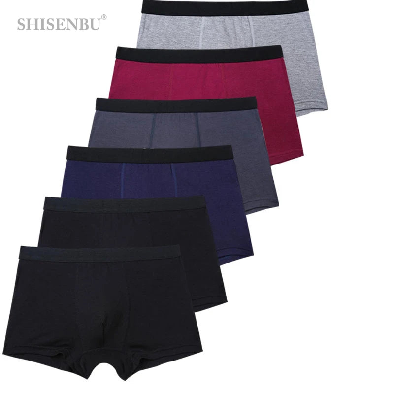 6pc Sexy  Boxer Men Breathable Underwear