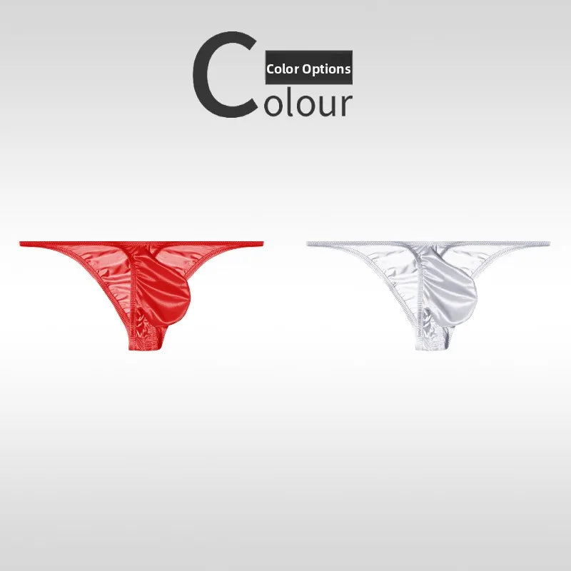Low Waist Ice Silk Smooth Men's e Underwear