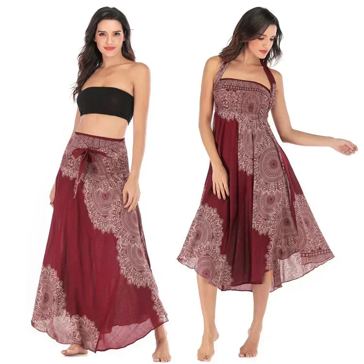 Sexy Long Boho Bottom Vintage Casual Skirt