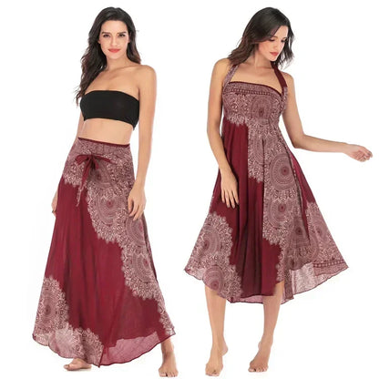 Sexy Long Boho Bottom Vintage Casual Skirt