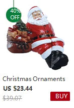 Train Christmas Resin Statue Home Decor Sculpture