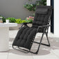 Patio Lounge Chair Folding Portable with Cup Holder
