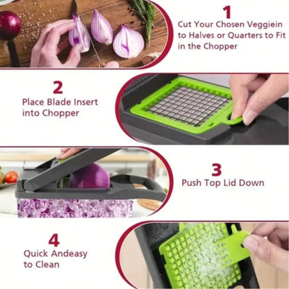 6-in-1 Vegetable Chopper - Kitchen Mandoline Slicer