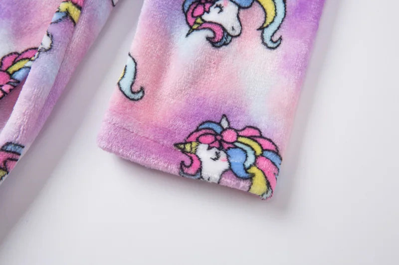 Boys/Girls Winter Colorful Bathrobe Sleepwear Loungewear