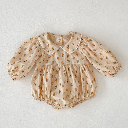 Infant Baby Girls Sleeveless Knit Rompers