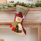 Xmas Decoration Santa Snowman Reindeer Hanging Sock