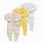 100% Cotton 3 Pcs Boys/Girls Romper Pajamas Jumpsuit