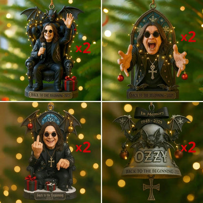 Ozzy Osbourne Back to The Beginning Ornament