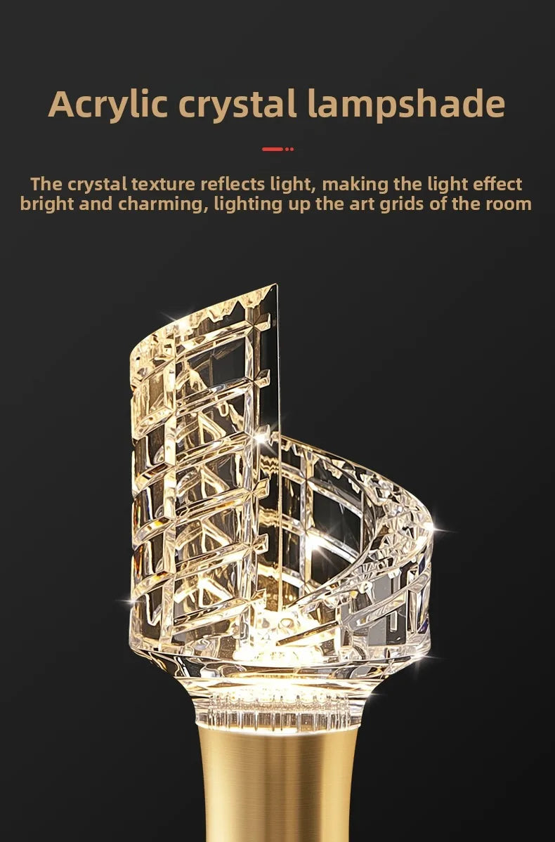 Acrylic Crystal LED Bulb Chandelier Fairy Lamp