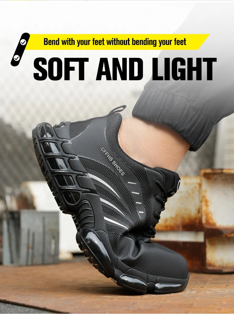 Breathable, lightweight and comfortable anti-puncture safety