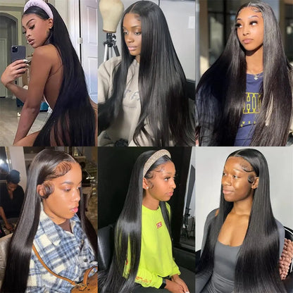 Straight Lace Front Human Hair Wigs