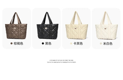 LEE Large Soft Puffer Bag Women Down-filled