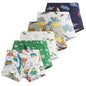 6 Pcs Toddler Boys Cartoon Boxer Briefs Underwear