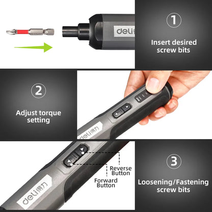 Electrical Screwdriver Set Cordless  Rechargeable