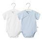 2Pcs Newborn Baby Girls Romper Pure Cotton Bodysuit