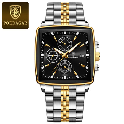 POEDAGAR Top Luxury Male Wristwatch Waterproof