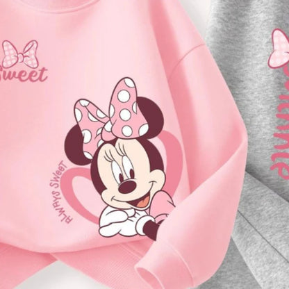 2 Pcs DISNEY Pullover Girls Sets Minnie Print