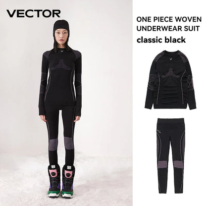 Women Ski Thermal Underwear Sets Quick Dry
