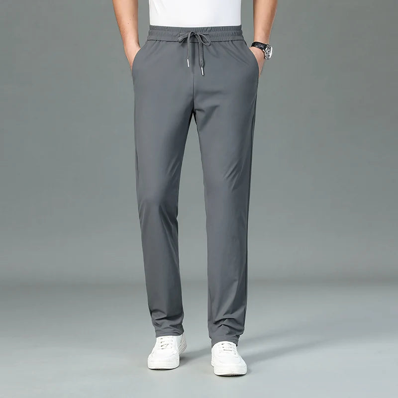 Silk Stretch Casual Fashion Long Pants Pencil