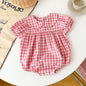 Infant Baby Girls Embroider Sleeveless Rompers