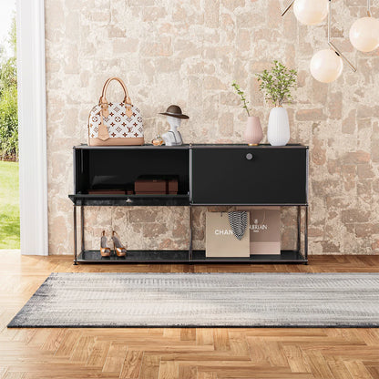 Sideboard Storage Shelf Furniture Stainless Steel