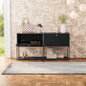 Sideboard Storage Shelf Furniture Stainless Steel