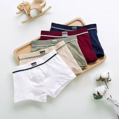 5PC Boys Underwear Cotton Boxer