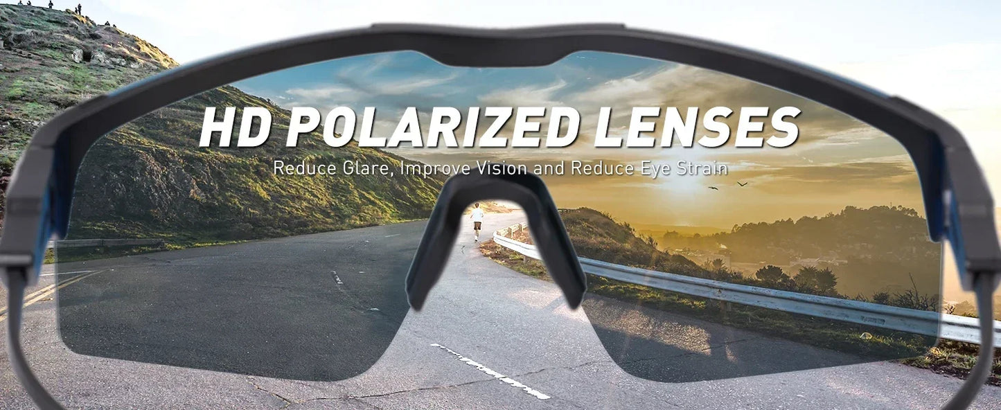 SCVCN Polarized Sports Sunglasses Cycling Glasses Riding