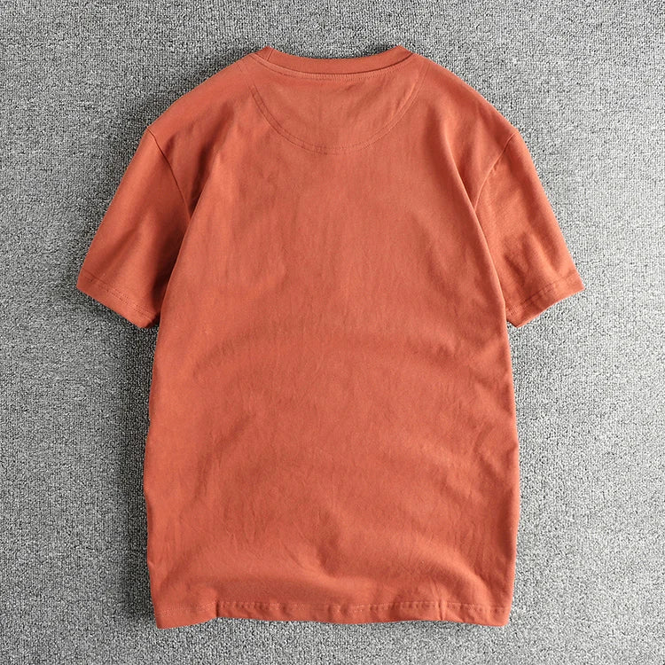 American Retro Short Sleeve O-neck T-shirt