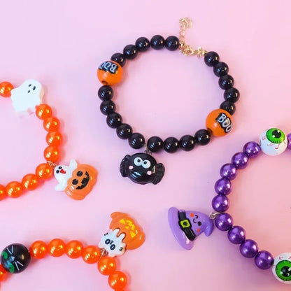 Cute Cartoon Cat Collar Halloween Accessories Pearl