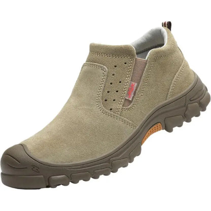 Anti Smashing Steel Toe Insulated Shoes, Breathable Suede