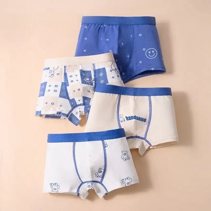 4PC Boys  Boxer Underwear  Cotton