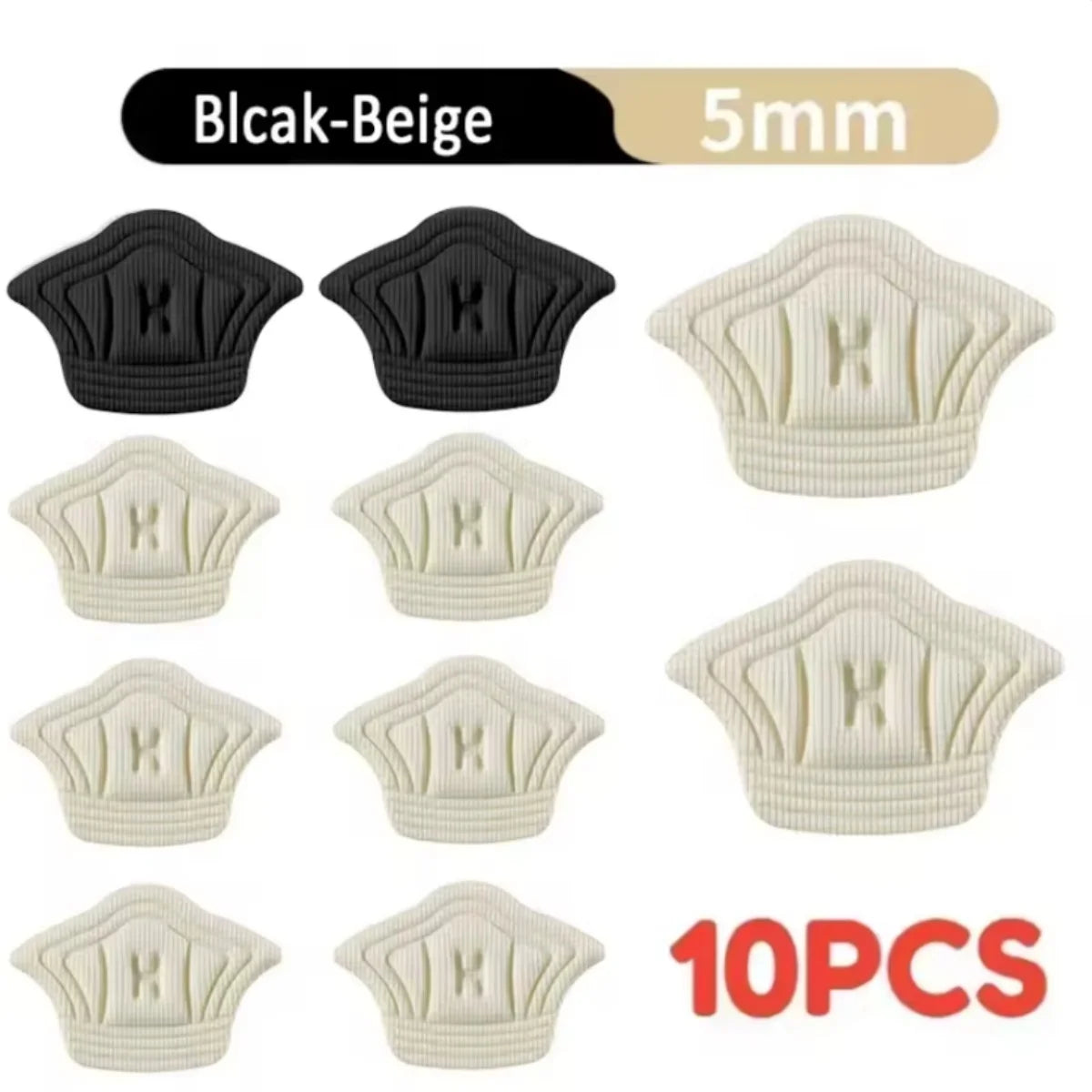 5Pairs Insoles For Shoes Patch Heel Pads Adjustable