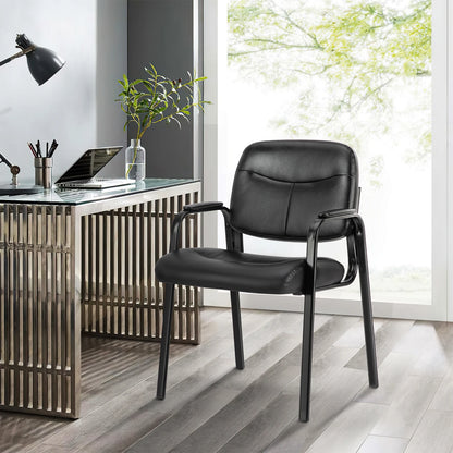Pu Leather Office Waiting Room Guest Chair