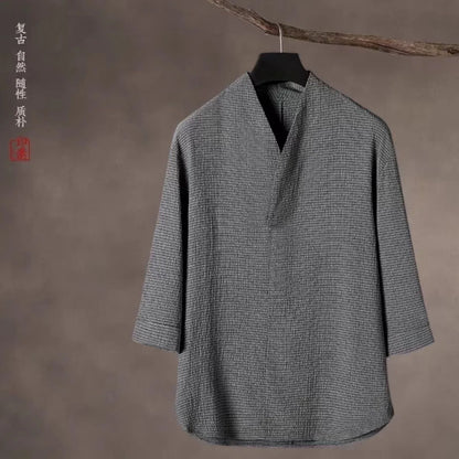 2 Pcs Mens Fashion Trend Solid Color Loose Sport
