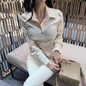 Woman Sexy Full Long Sleeve Shirts & Blouses