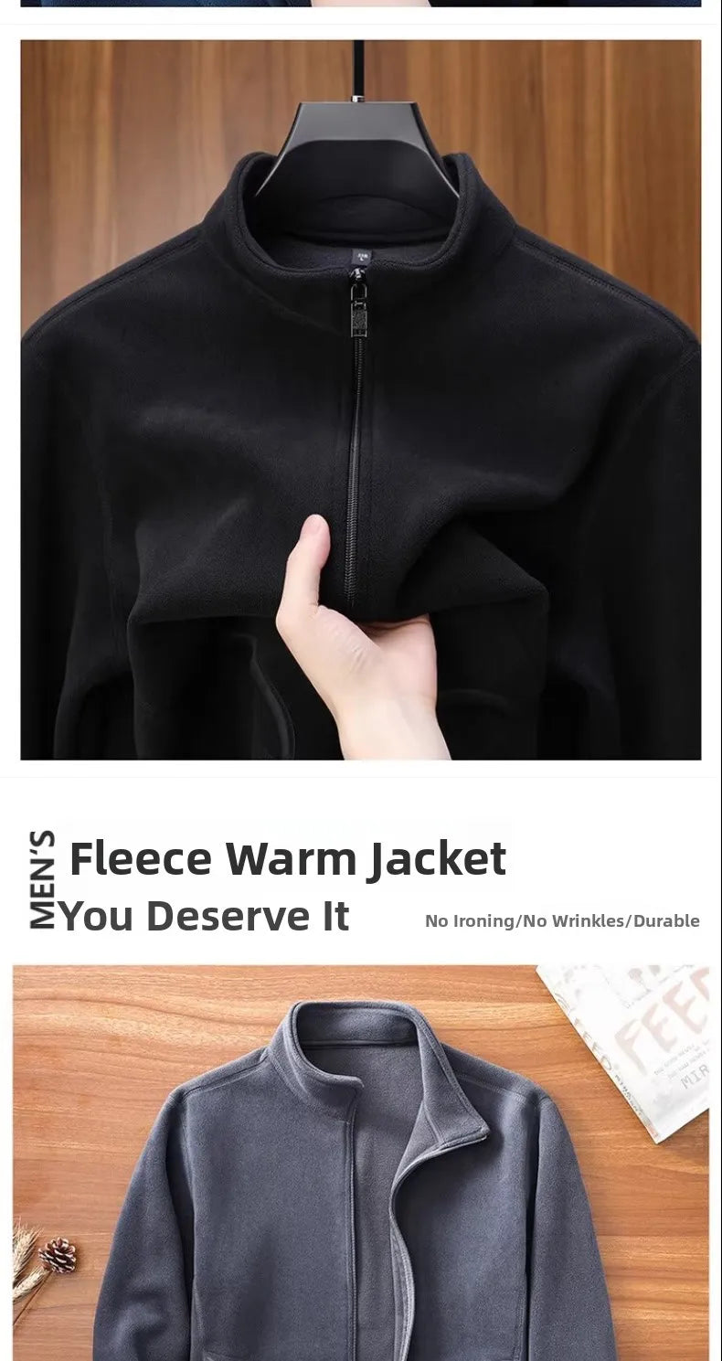 Zipper Hoodie Sweatshirt Fleece Lined Cardigan Jacket