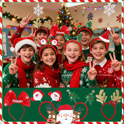 Headband Christmas Party Decorations Favors