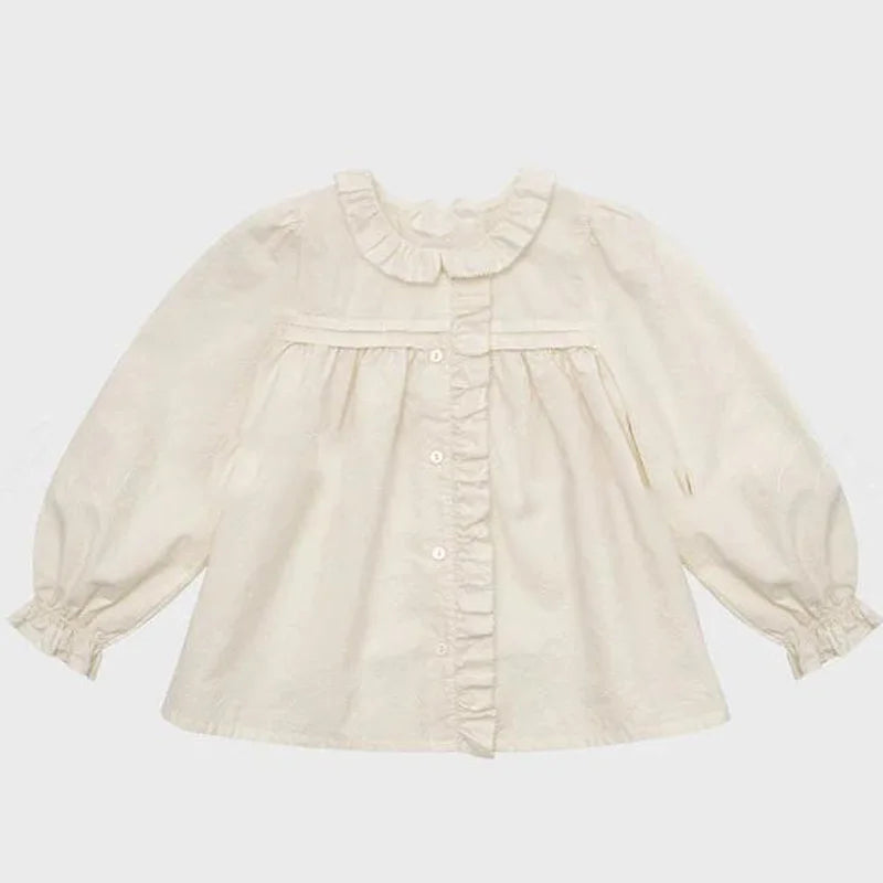 Long Sleeve Girls Top Pant Suit