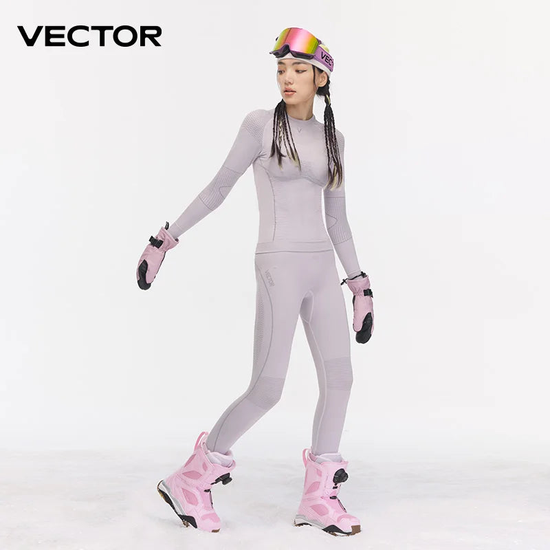 Women Ski Thermal Underwear Sets Quick Dry