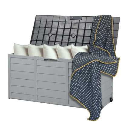 Outdoor Storage Box 75 Gallon with Wheels