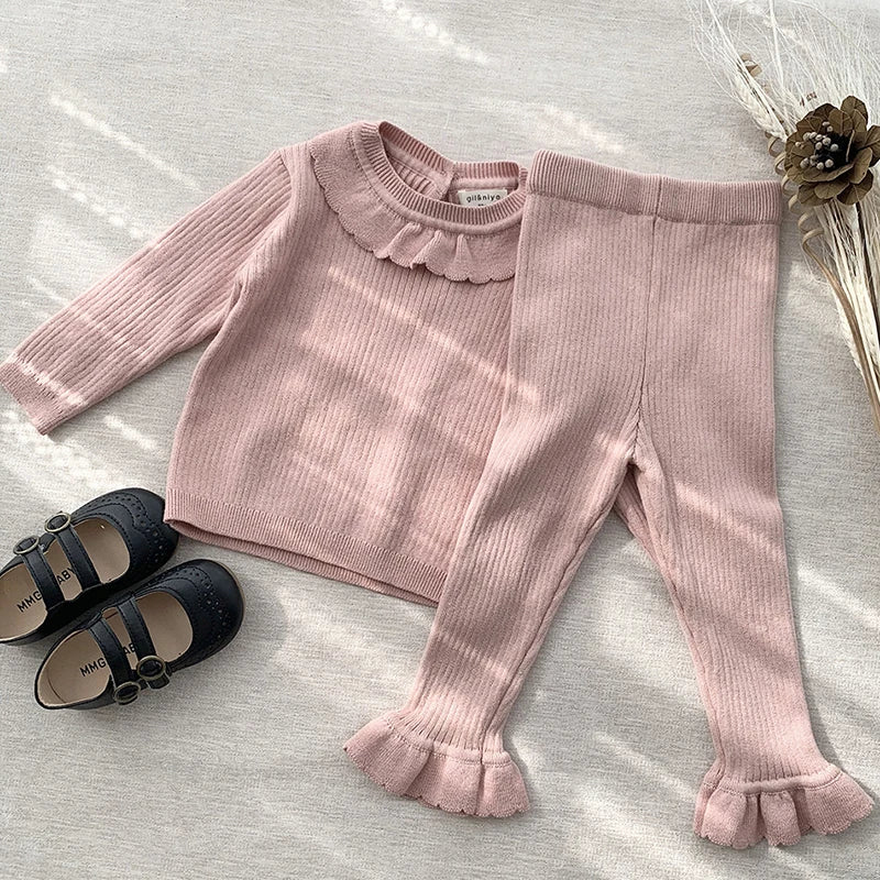Boys/Girls Baby Knit Sweater Cardigan + Shorts