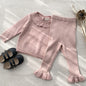 Boys/Girls Baby Knit Sweater Cardigan + Shorts