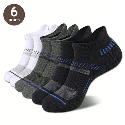6 Pairs Men's Low Tub Socks