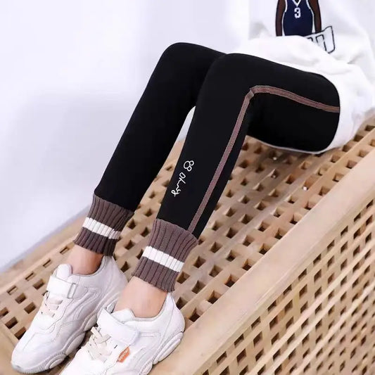 Kids' Thermal Fleece-Lined Thickened Leggings